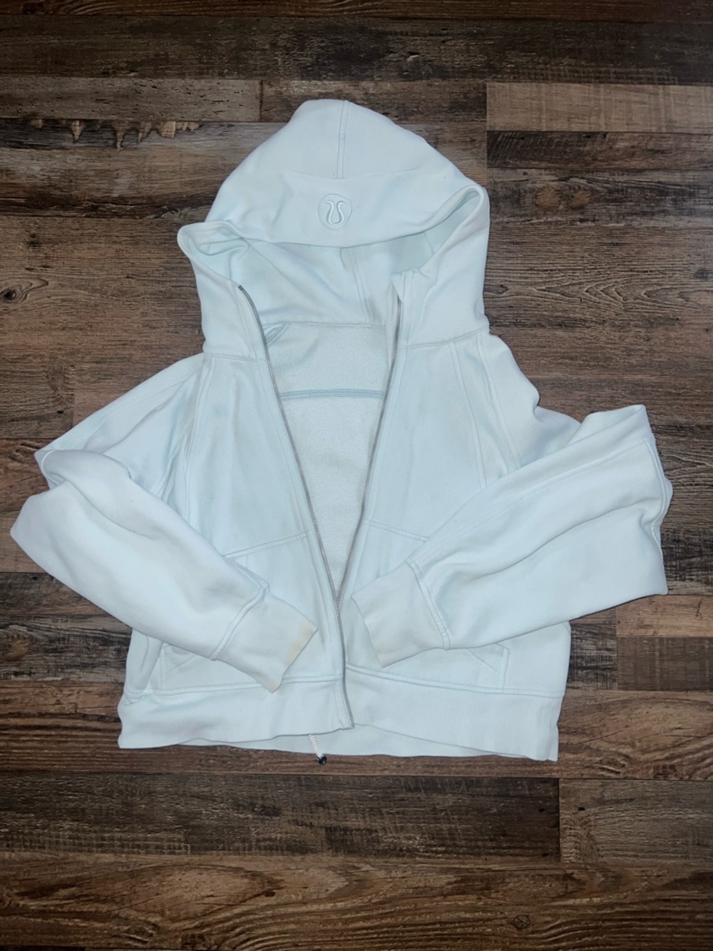 lululemon athletica Light Blue Full-Zip Hoodie